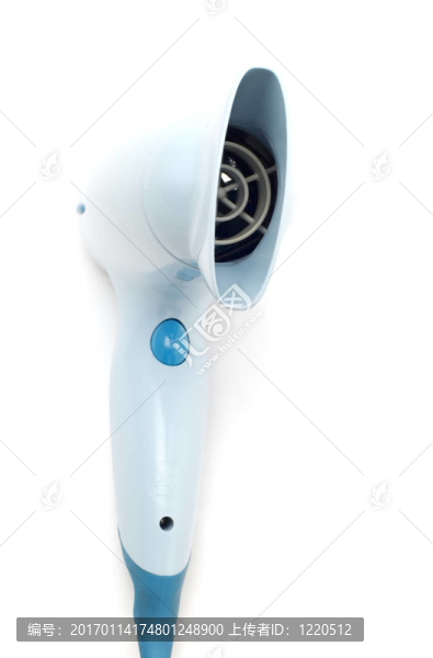 藍(lán)色的吹風(fēng)機(jī)