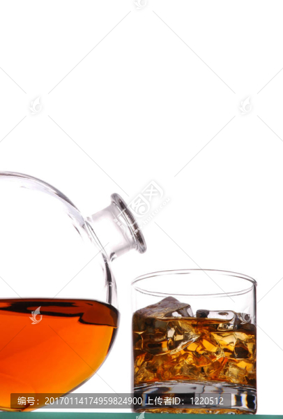 威士忌杯和Decanter