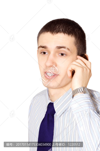 年輕人講電話