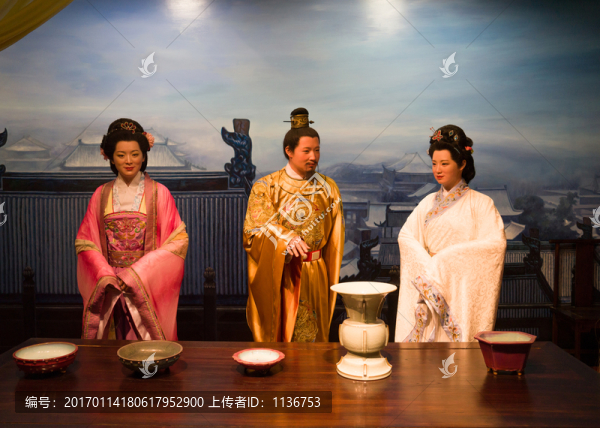 皇宮場景蠟像