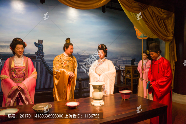 皇宮場(chǎng)景蠟像