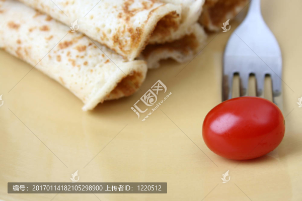 燒烤雞肉薄餅