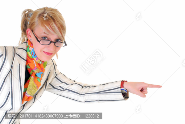 金發(fā)碧眼的女商人