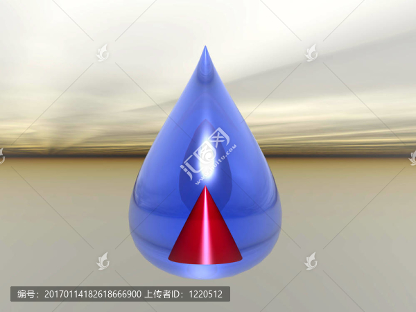 液滴與金字塔