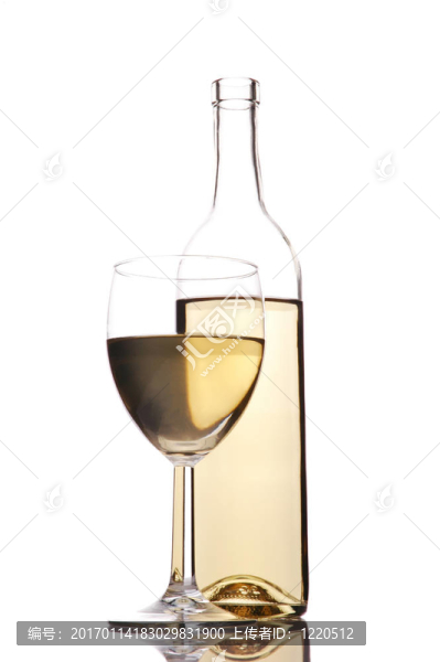 酒瓶和格拉斯