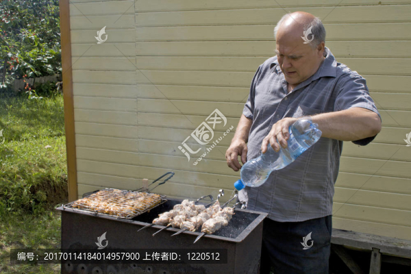 爺爺做的烤肉