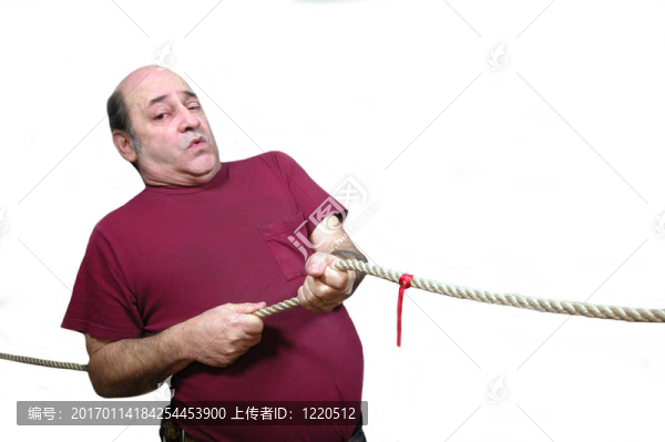 用力拉