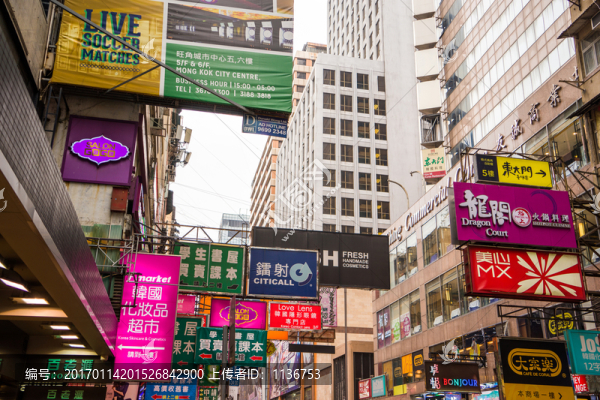 香港旺角街景