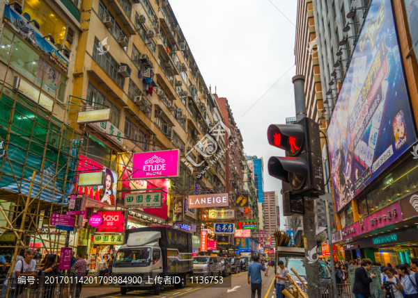 香港旺角街景