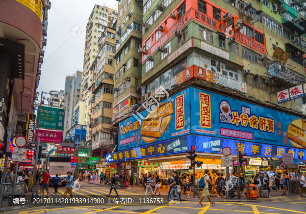 香港旺角街景