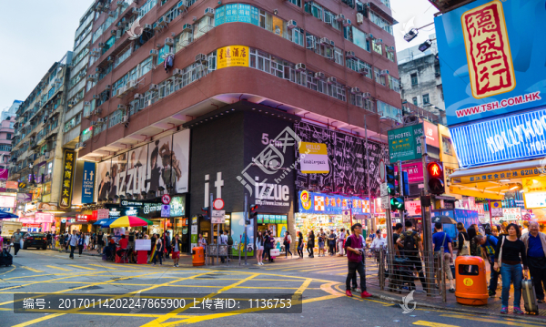 香港旺角街景