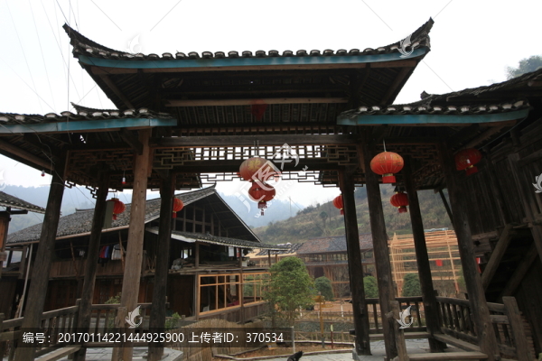 地筍苗寨,湘西,少數(shù)名族,山寨