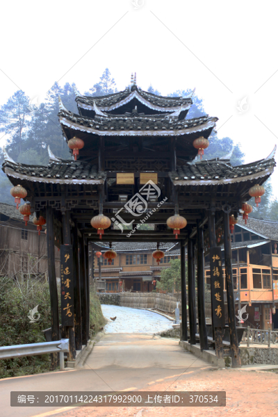 地筍苗寨,湘西,少數(shù)名族,山寨