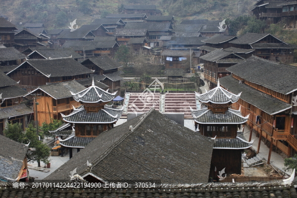 地筍苗寨,湘西,少數(shù)名族,山寨