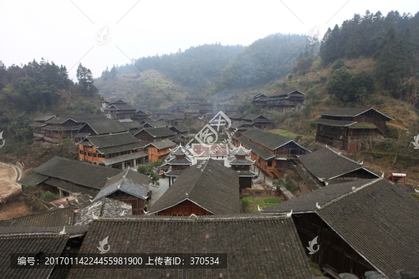 地筍苗寨,湘西,少數(shù)名族,山寨