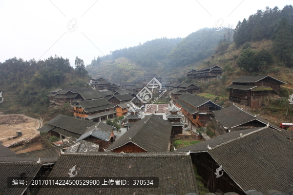 地筍苗寨,湘西,少數(shù)名族,山寨