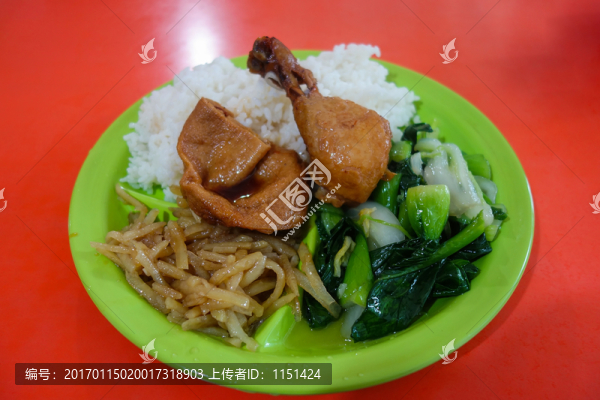 雞腿蓋飯