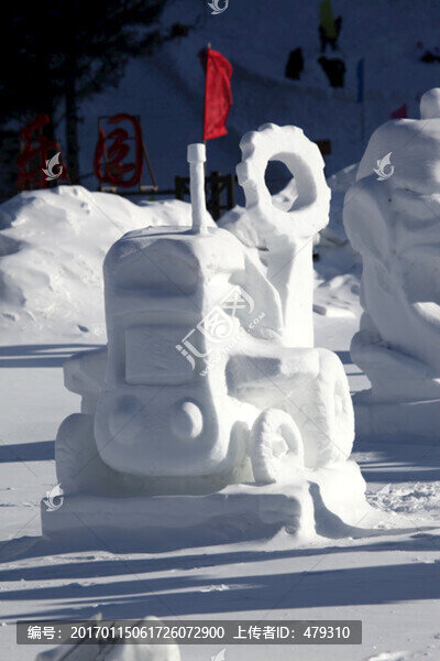 雪雕,雕塑,雪鄉(xiāng)
