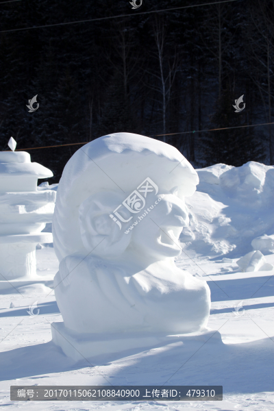 雪雕,雕塑
