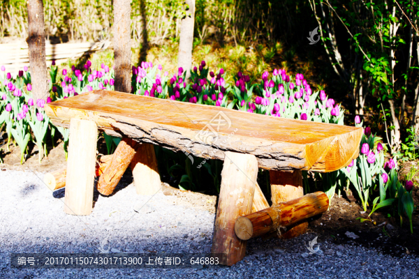 木凳,公園休閑椅