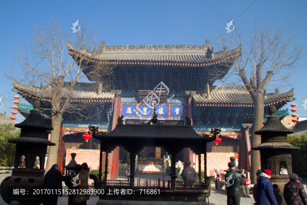 木牌樓,西安都城隍廟