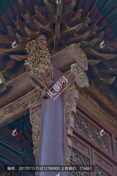 戲樓,木雕