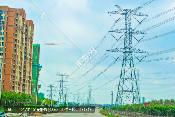高壓輸電塔,電網(wǎng),電力鐵塔