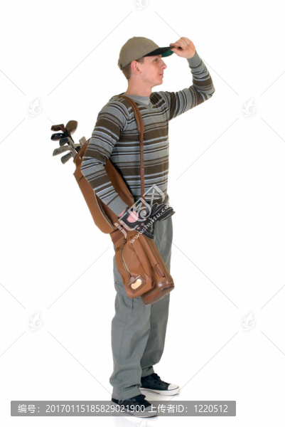 年輕的男球手