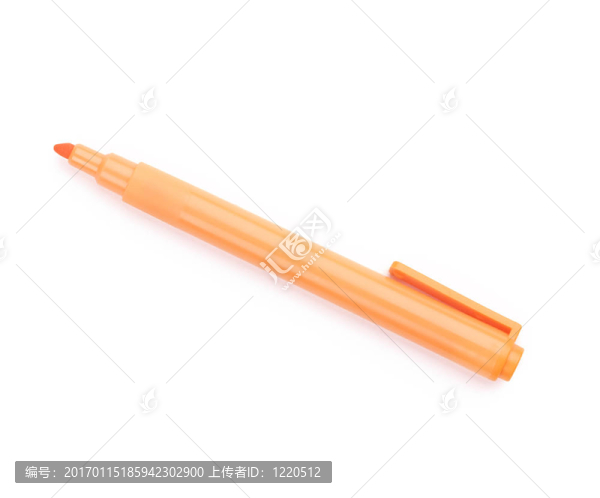 橙色氈尖筆