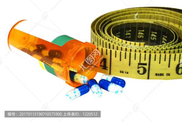 帶測(cè)量帶的減肥藥