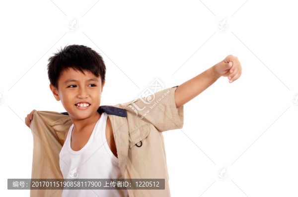 微笑九歲的孩子