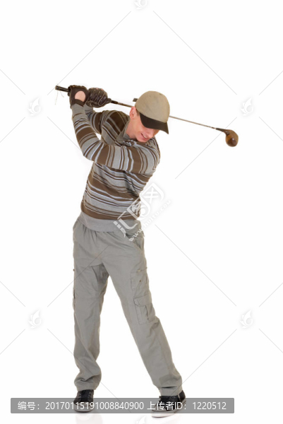 年輕的男球手