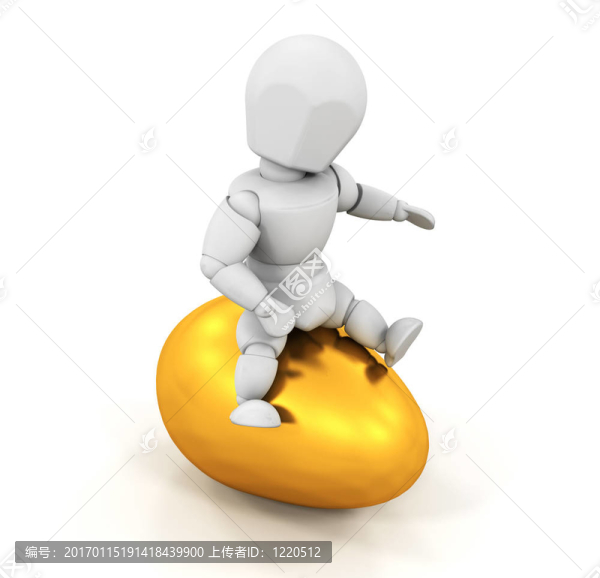 坐在復(fù)活節(jié)蛋上的人