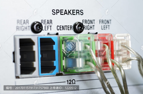 一個光盤播放器的背面