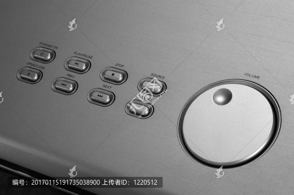 帶有按鈕的揚聲器音量控制