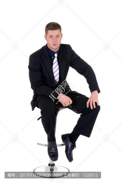 沉思的商人