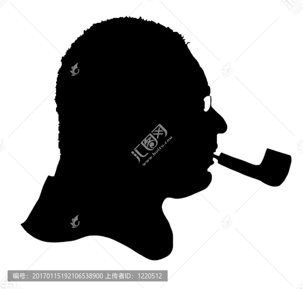 男人臉的輪廓