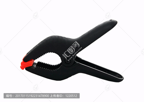 黑色的塑料夾