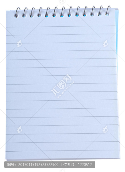 具有螺旋裝訂的書寫筆記簿