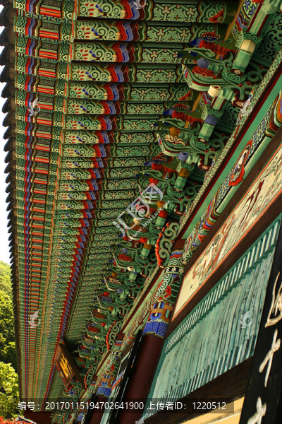 豐富多彩的寺廟屋頂