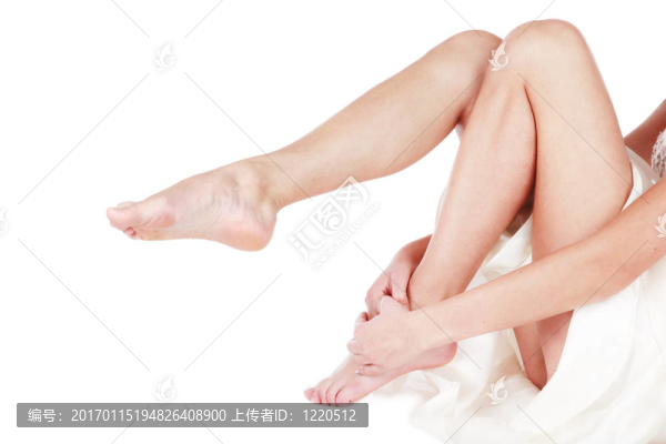 苗條的黑腿