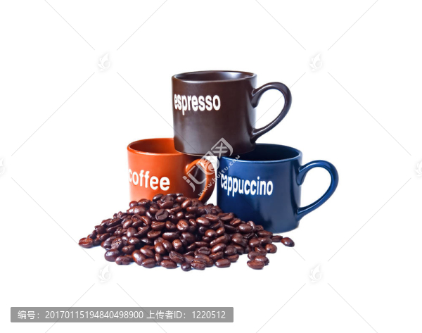 咖啡杯咖啡豆