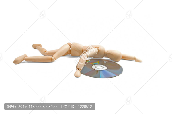 光盤木模特