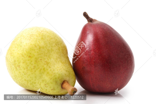 紅色和黃色的梨-匯圖網(wǎng) www.fosd68.com 紅色和黃色的梨