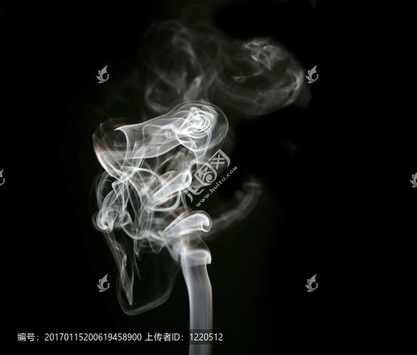 淡淡的棕色煙霧