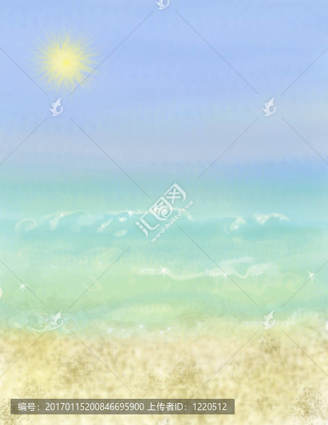 海灘度假的背景