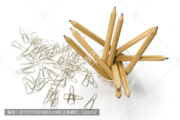 鉛筆和紙夾