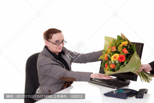秘書日；辦公桌上的鮮花