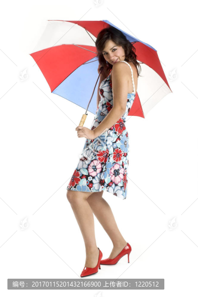 傘的女人