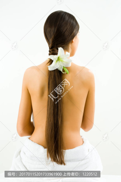 后面的女人
